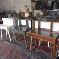 میز تحریر شلف دار پایه خراطی دو کشو درب مگنتی|میز تحریر و کامپیوتر|شیراز, وزیرآباد|دیوار