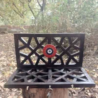 شلف دیواری و جاکلیدی چوبی گره چینی