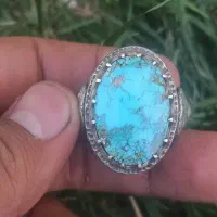 انگشتر فیروزه اصل|زیورآلات و اکسسوری|یزد, |دیوار