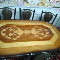 میز ناهار خوری|میز و صندلی غذاخوری|قم, باجک دو|دیوار
