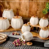 سرویس پاسماوری سرامیکی پایه چوبی