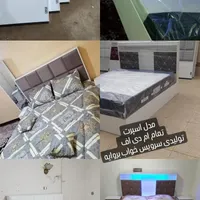 مدل شیک بروز تولیدی تخت و سرویس خواب دو نفره|تخت و سرویس خواب|اهواز, دغاغله|دیوار