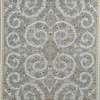 فرش کاشان۱۲۰۰ شانه طلاکوب ارزان تر از همجا|فرش|کاشان, درب اصفهان|دیوار