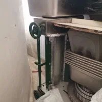 تنور چرخ دار. خمیرگیر و خمیرپهن کن