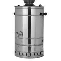 سماور گازی۶۰ لیتری ترموکوبلدار استیل ضخیم نو پلمپ