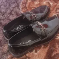 کفش چرم ورنی نو