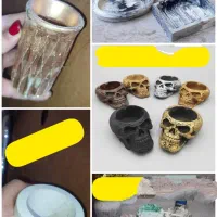 ظروف سنگی جاسیگاری ، سینی مخصوص مهمونی و..