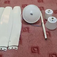 پنکه سقفی دسته دو و دیمر پنکه نو|پنکه و تصفیه‌کنندهٔ هوا|اهواز, شهرک رزمندگان|دیوار
