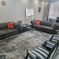 مبل چستر و میز ناهار خوری