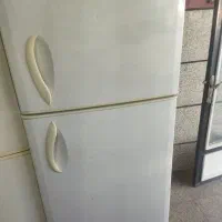یخچال دو درب نیم ساید الکترو استیل صحیح سالم