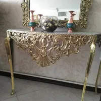 آیینه کنسول برنجی قدیمی و عتیقه|صنایع دستی و سایر لوازم تزئینی|پردیس, فاز ۴|دیوار