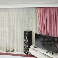 پرده به صورت کامل و تک|پرده، رانر، رومیزی|اصفهان, بهارستان|دیوار