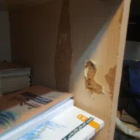 کتابخونه|کتابخانه، شلف، قفسه‌های دیواری|قم, زنبیل آباد|دیوار