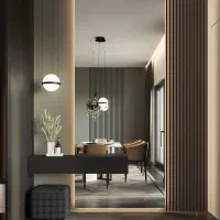 کنسول و آینه قدی