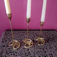 جای شمع طلای در اندازه  کوتاه وبلند