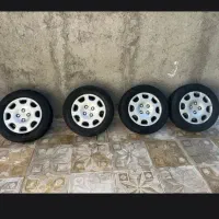 رینگ فولادی 14با لاستیک