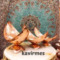 کشکول مسی/ظرف مسی/میوه خوری مسی/ کویر مس