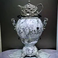 سماور ۶ لیتری طرح سنگی‌