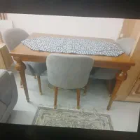 میز ناهارخوری ۴نفره وجلومبلی ست