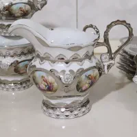 سرویس چایخوری نقره ای چینی|صنایع دستی و سایر لوازم تزئینی|اردبیل, |دیوار