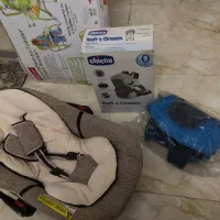 کریر وآغوشی سه حالته وگهواره برقی موزیکال (همه نو)