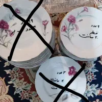 ظرف و ظروف کسری پذیرایی برنج خوری گل میخک