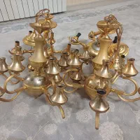 لوستر آبکاری طلا|لوستر و چراغ آویز|تهران, مینابی|دیوار
