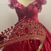 لباس عروس قرمز یلدا .بله برون .عروسی