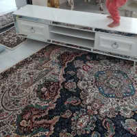 میزتلویزیون چوبی آینه ای