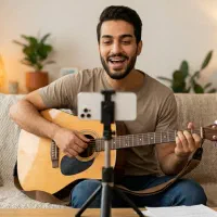 سوپرایز تلفنی باجرای زنده گیتار تولد آشتی روز دختر