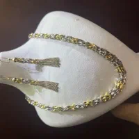 گردنی گردنبند با گوشواره زنجیر ی مستعمل شیک|جواهرات|مشهد, وکیل‌آباد|دیوار
