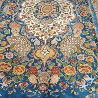 فرش پشم ابریشم باغ باستان|فرش|تبریز, |دیوار