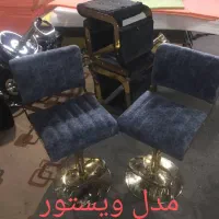 صندلی اوپنی چوبی فلزی استیل طلایی کد۴۴|صندلی و نیمکت|همدان, |دیوار