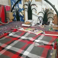 تخت خواب دو نفره فرفورژه نو