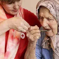 پرستار سالمند در منزل با محل اقامت