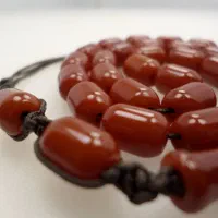 تسبیح کهربا۳۳عددی شمش و تراش اروپایی کپسولی کد ۳۱۰|بدلیجات|زنجان, |دیوار