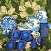 ست کامل اسکیت آبی