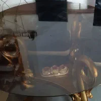 میز نهار خوری و آینه شمعدون|میز و صندلی غذاخوری|قم, زند آباد|دیوار