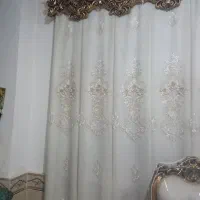 ۲عددپرده باکتیبه|پرده، رانر، رومیزی|آزادشهر, |دیوار