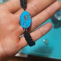 دستبند فیروزه نیشابور زنانه دخترانه سنگدوزی شده
