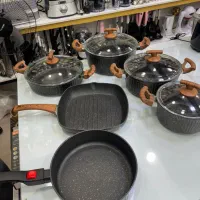 سرویس قابلمه کامل دو طرف گرانیت