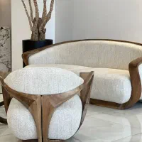 مبل خاص  لاوان تمام چوب گردو