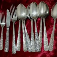 70 ساله قاشق چنگال عتیقه ضخیم محکم زیبا|ظروف سرو و پذیرایی|تهران, والفجر|دیوار