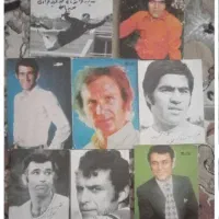 ۸ عدد عکس همراه با امضای اصلی بازیکنان خیلی قدیمی