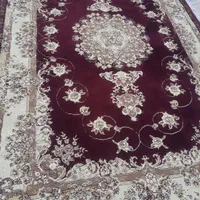 قالی شش متری زرشکی و کرم|فرش|رشت, احمد گوراب|دیوار