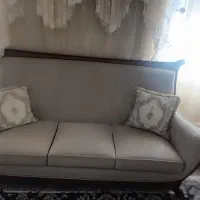 مبل هفت نفره با دستک پرده ترک