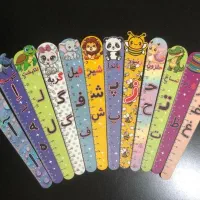 خطکش حروف الفبا سرمدادی گیفت الفبا نشانگر حروف