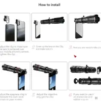 کیت کامل لنز زوم موبایلApexel36x Mobile Zoom Lens|لوازم جانبی موبایل و تبلت|تهران, فردوسی|دیوار