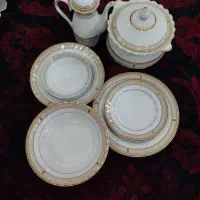 سرویس چینی دو دست با اقلام اضافه