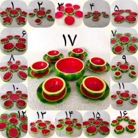 ست یلدایی ظرف پذیرایی و سفره یلدا